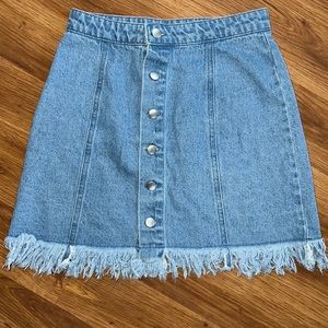 Forever 21 skirt with fringe